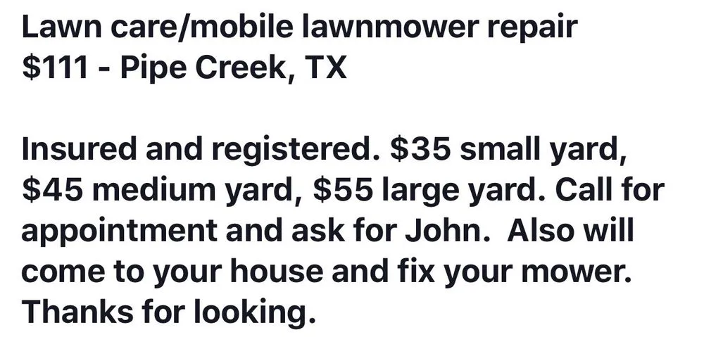 Affordable landscaping services for homes across Pipe Creek, TX - Diamondback Lawnccare and Mobile Lawnmower Repair