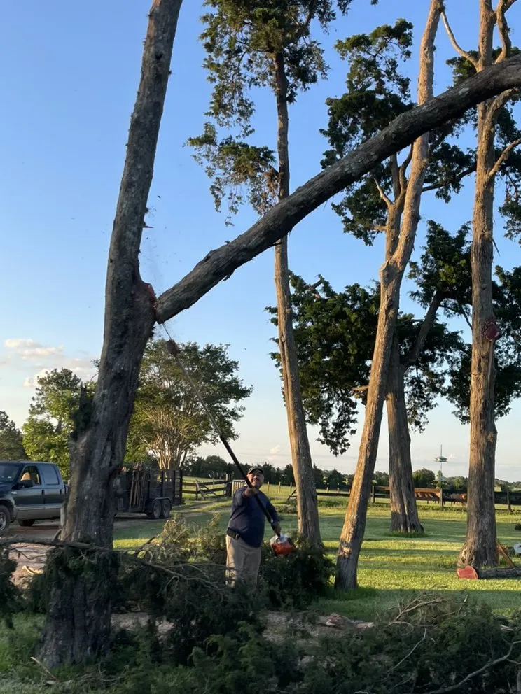 Custom landscape installation for homes in Brenham, TX by Diaz Brothers