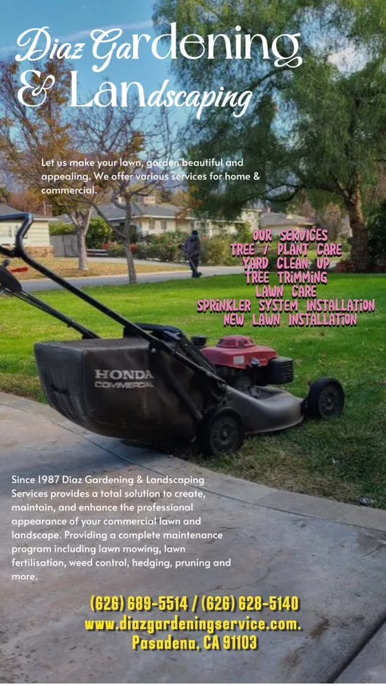 Affordable residential landscaping experts serving Pasadena, CA - Diaz Gardening & Landscaping