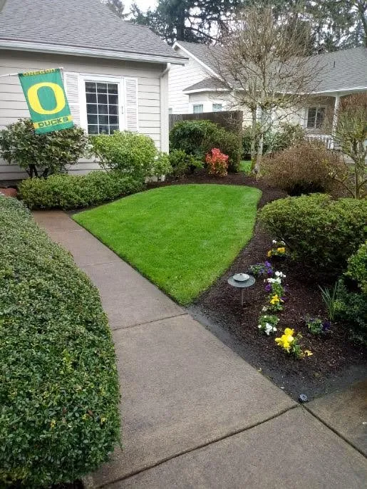 Trusted lawn mowing service with custom design in Eugene, OR by Diaz Gardening Services
