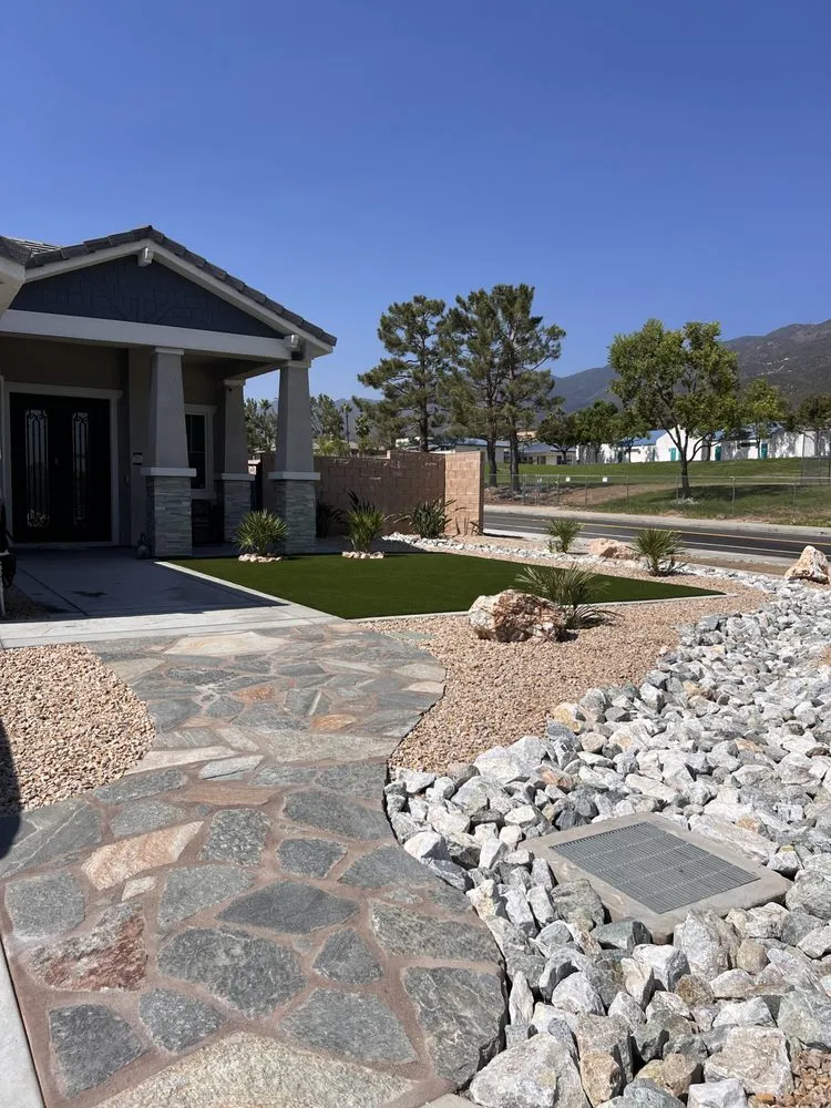 Reliable residential landscaping for homes in Apple Valley, CA by Diaz Landscape