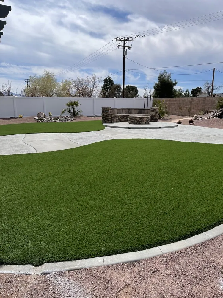 Reliable landscape installation with custom design in Apple Valley, CA by Diaz Landscape