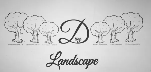 Diaz Landscape Logo