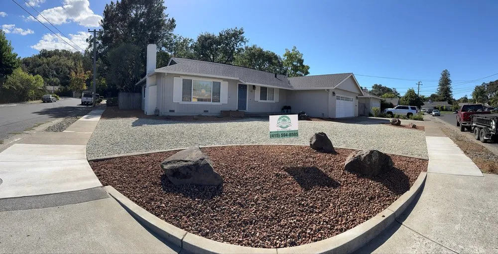 Custom garden landscaping in Larkspur, CA by Diaz Landscaping