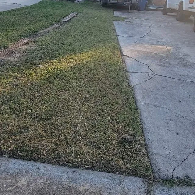 Custom garden landscaping in San Antonio, TX by Diaz Lawncare & More