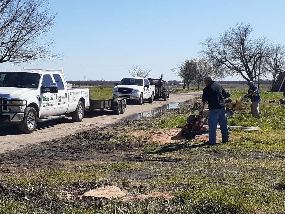 Affordable landscape installation for residential properties in Garland, TX by Diaz Tree & Lawn Service