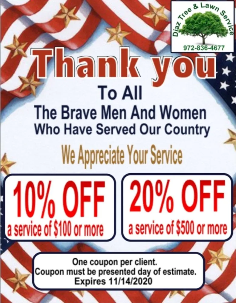 Reliable lawn care service experts serving Garland, TX - Diaz Tree & Lawn Service