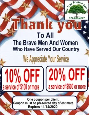 Diaz Tree & Lawn Service Logo