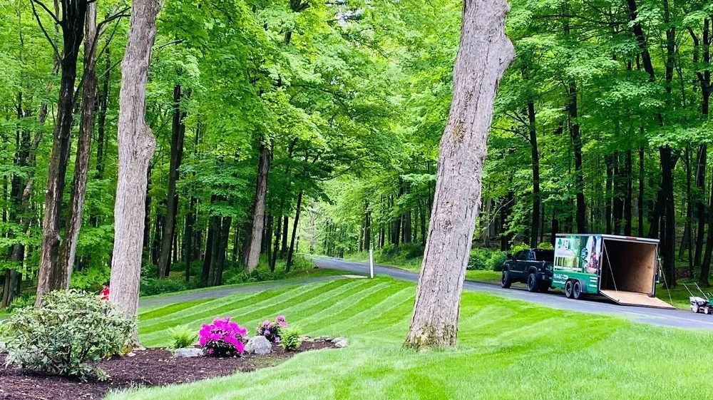 Local landscape installation in Mount Kisco, NY by Diaz Tree Service & Landscaping