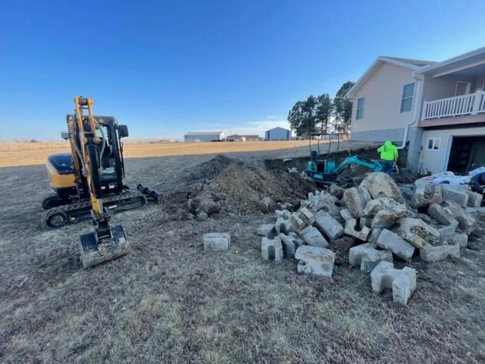Expert lawn mowing service for outdoor upgrades across Nehawka, NE - DIB Construction