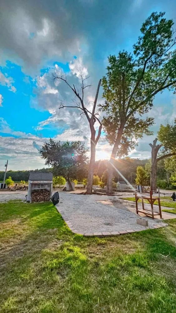 Custom outdoor landscaping in Nehawka, NE by DIB Construction