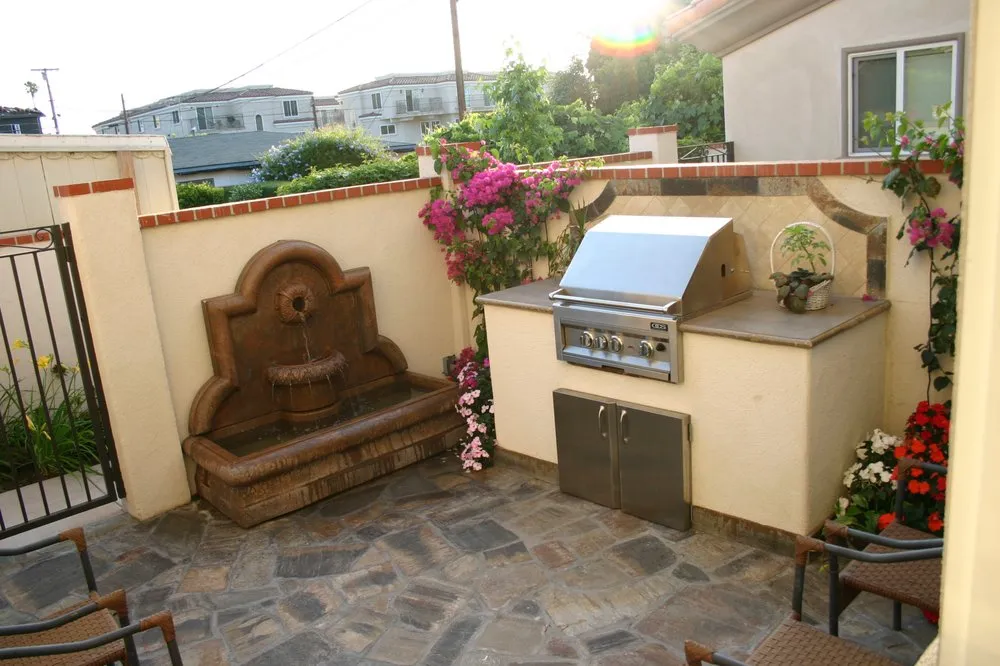 Custom landscape installation in Glendale, CA - Dibara Masonry