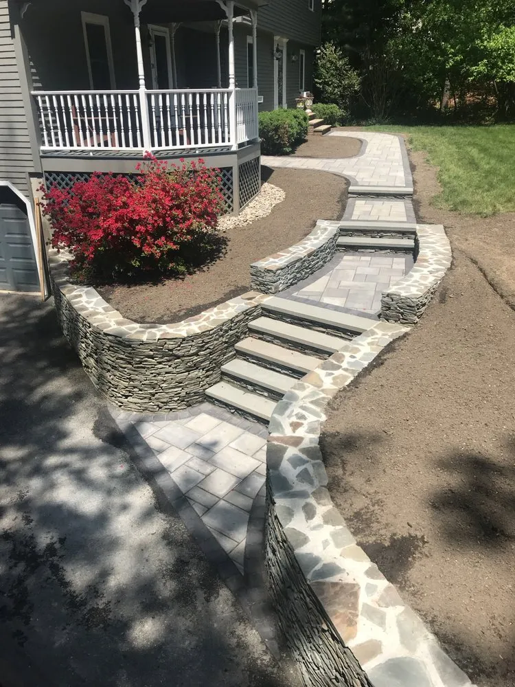 Custom yard cleanup service for residential properties in Middleton, MA by Dicicco Landscape & Irrigation