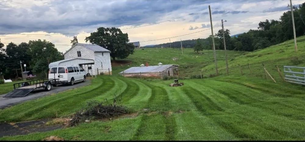 Custom outdoor landscaping with custom design in Edinburg, VA by Diem Brothers Landscaping