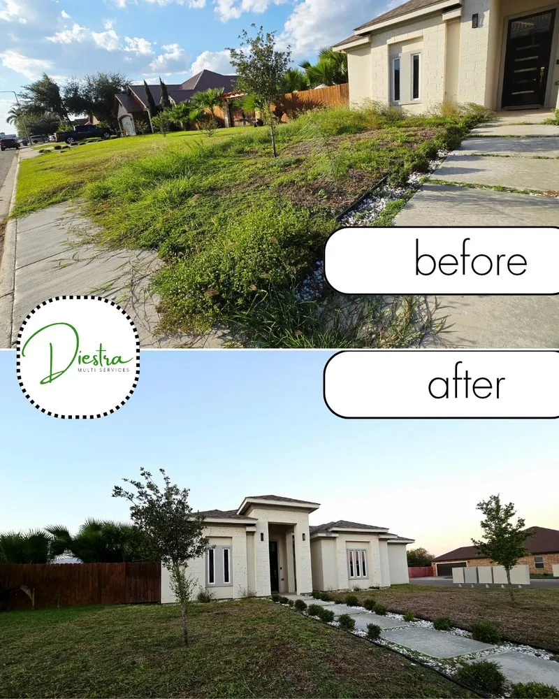 Affordable garden landscaping with custom design across Hidalgo, TX - Diestra Multi Services