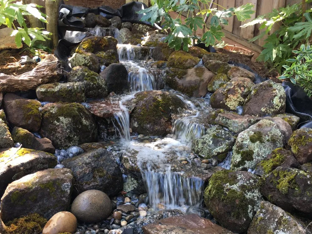 Custom landscape installation in Nantucket, MA - Dietter's Water Gardens