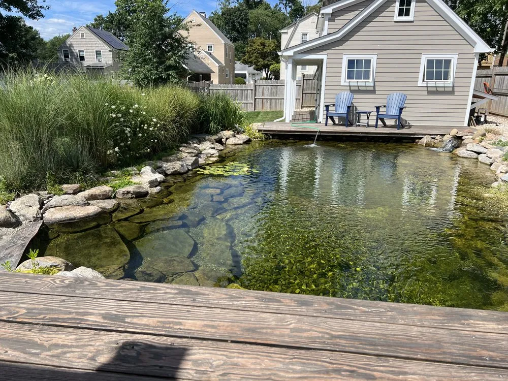 Top-rated lawn mowing service for homes in Nantucket, MA by Dietter's Water Gardens