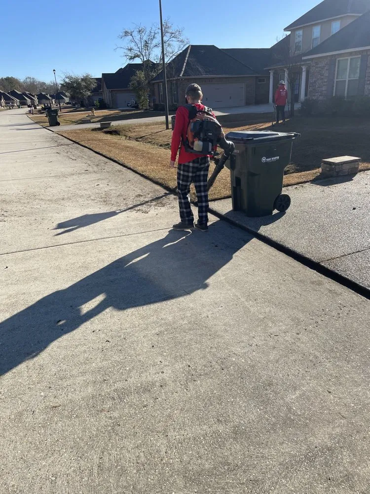 Professional outdoor landscaping for residential properties in Covington, LA by Dig & Cut Lawn and Landscape