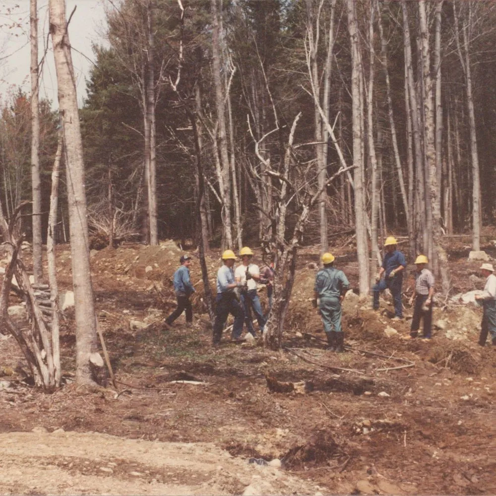 Custom garden landscaping in Whitefield, NH by Dig 4 U