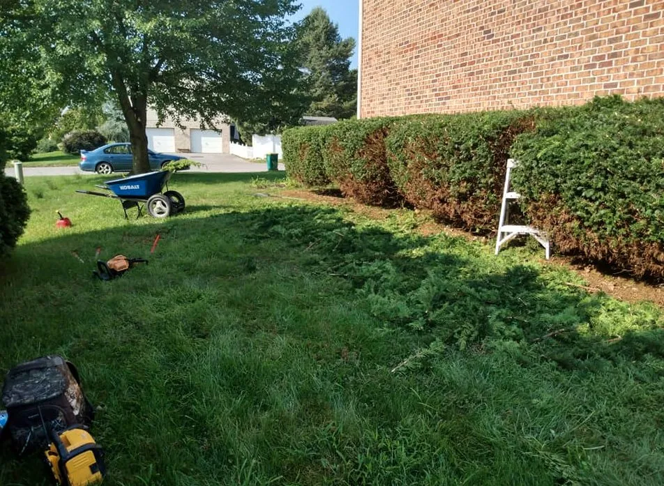 Professional garden landscaping with custom design across Fayetteville, PA - Diggin Daves Landscaping and Handyman Services