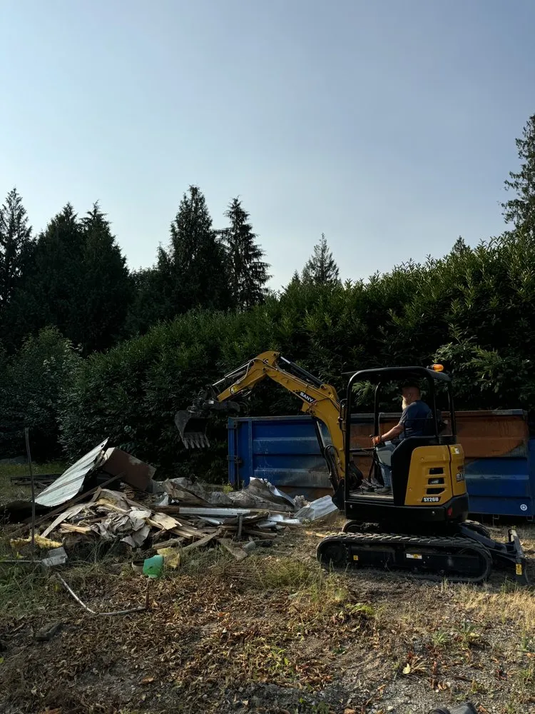 Professional yard maintenance for homes in Yelm, WA by Diggin it Construction