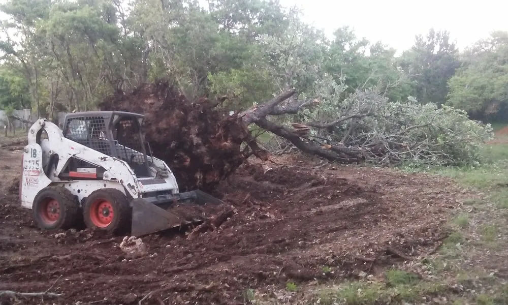 Local yard cleanup service for homes across Marble Falls, TX - Diggin' Texas Enterprises