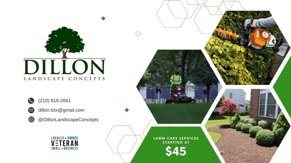 Expert lawn care service for beautiful yards in San Antonio, TX by Dillon Landscape Concepts