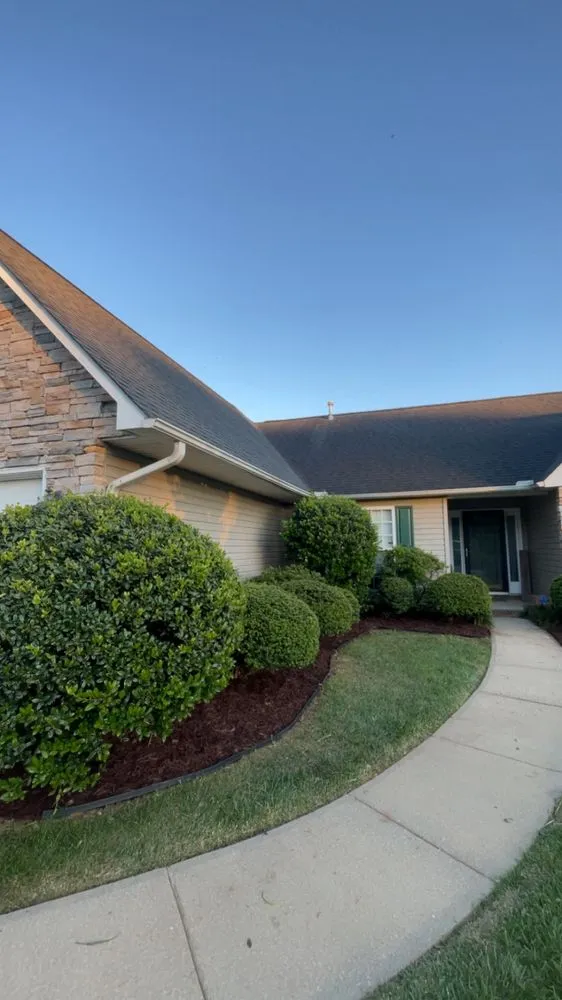 Custom garden landscaping for year-round maintenance in Canton, NC by Dillons Landscape Services