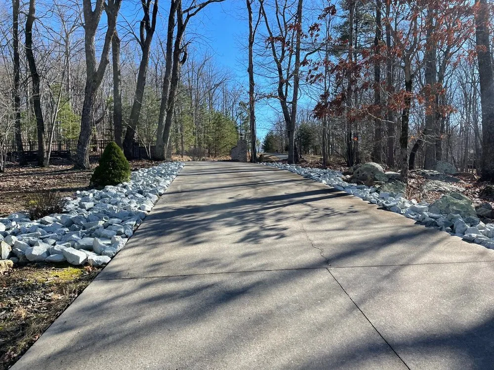 Expert landscape installation with custom design in Sophia, NC by Dillon's Landscaping Service