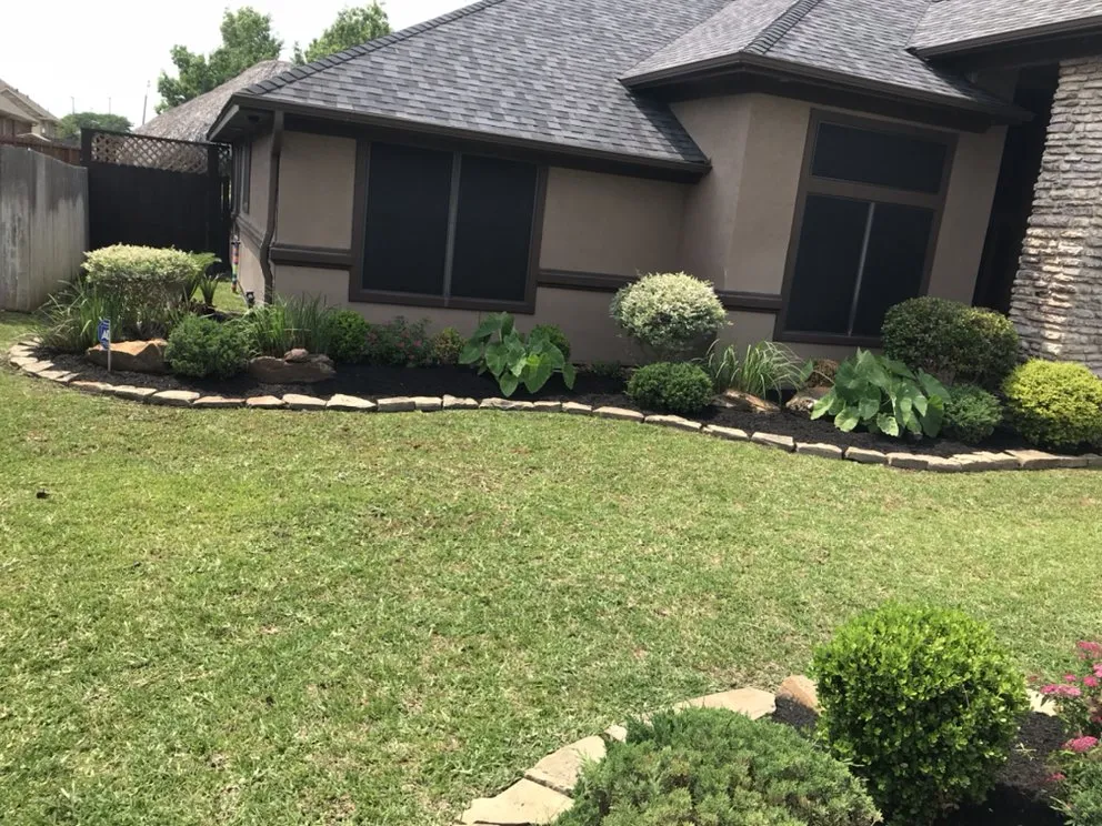 Professional landscape design in Conroe, TX by Dilmer Quintanilla Landscaping Services