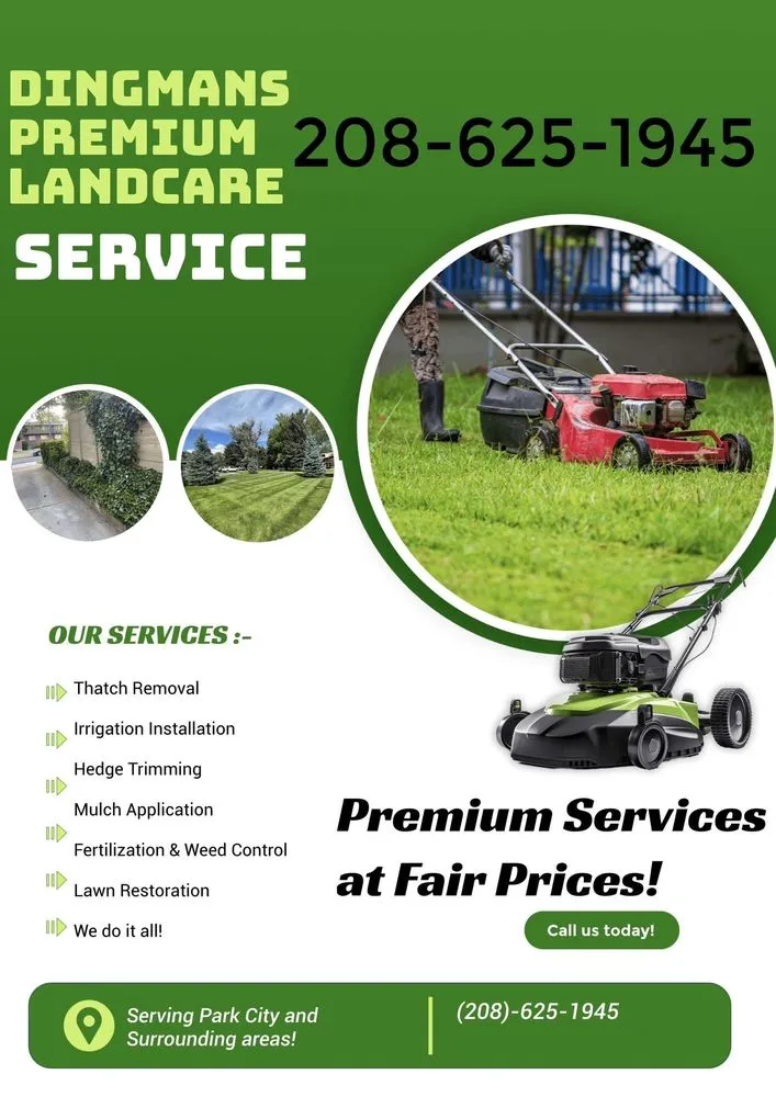 Local yard maintenance in Park City, UT - Dingman’s Premium Landcare Services