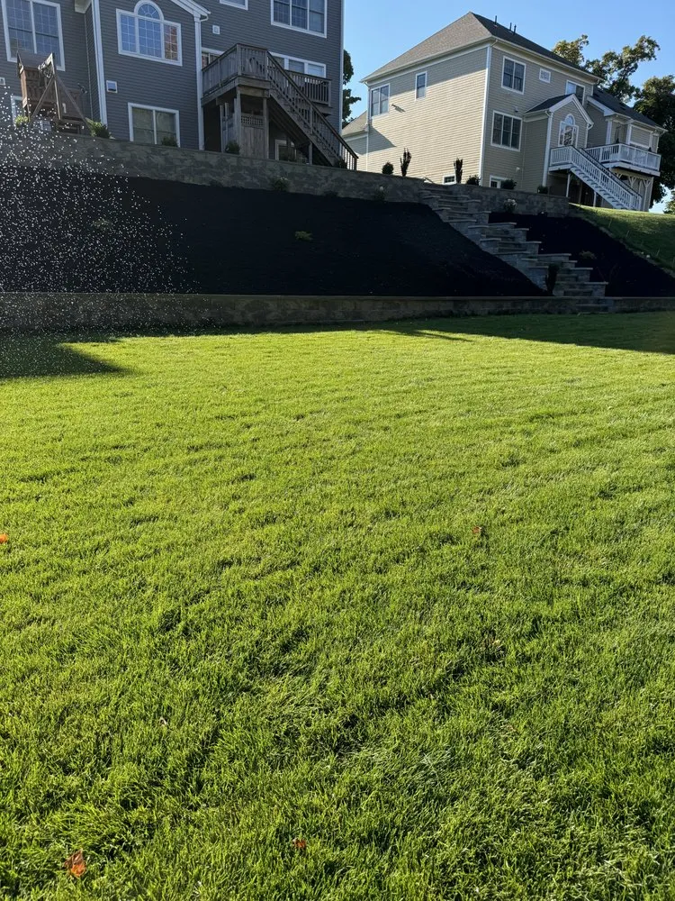 Top-rated lawn mowing service for homes across Cohasset, MA - Dino Landscape Construction