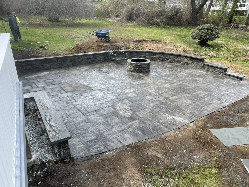 Local lawn care service for residential properties in Cohasset, MA by Dino Landscape Construction