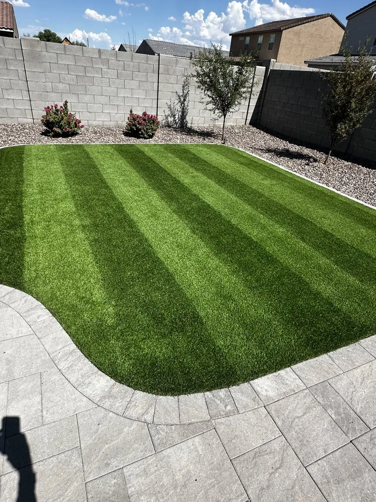 Affordable lawn mowing service near you across Queen Creek, AZ - Dino Turf Cleaning