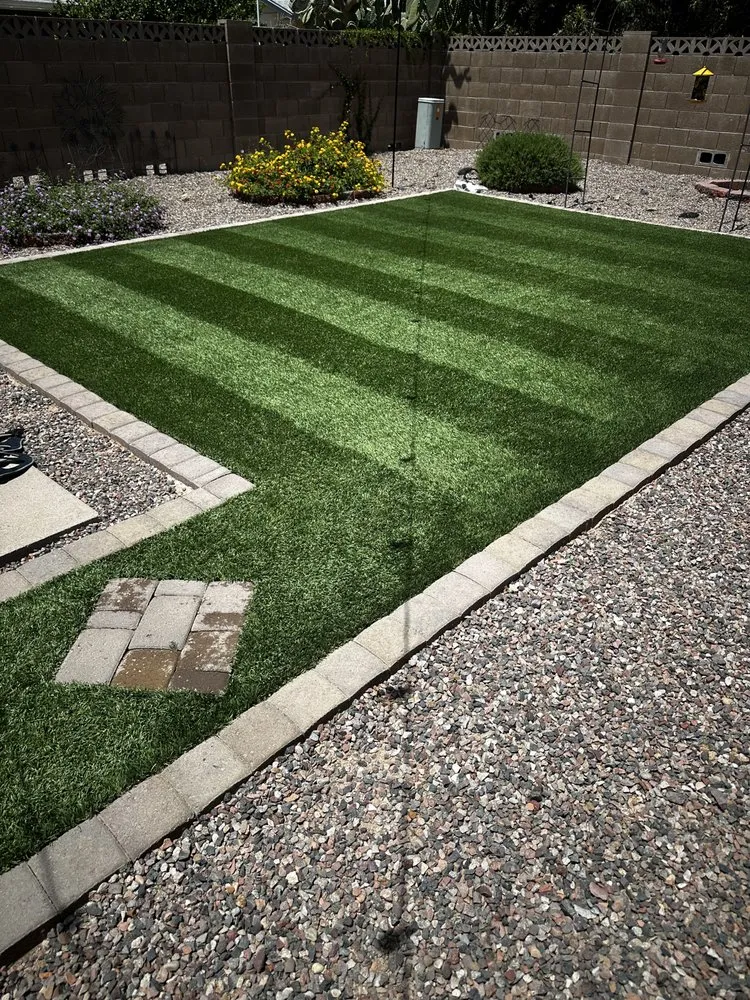 Professional residential landscaping for residential properties across Queen Creek, AZ - Dino Turf Cleaning