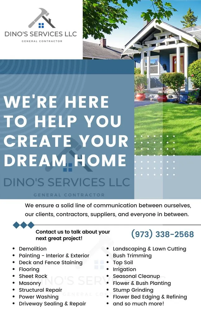 Professional outdoor landscaping for year-round maintenance across Roxbury, NJ - Dino's Services