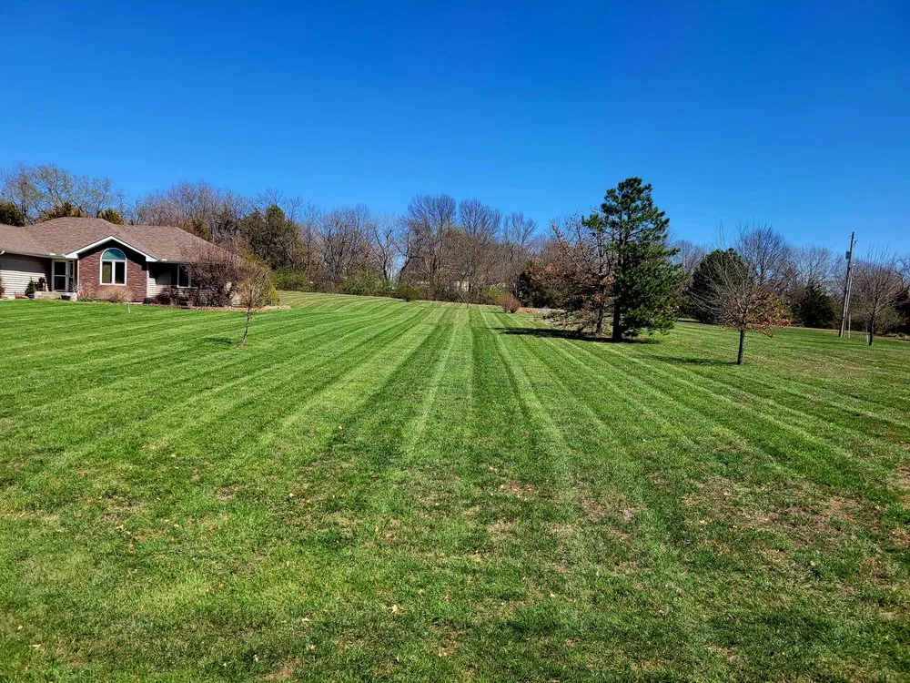 Professional residential landscaping in Hoyt, KS by Direct Connection Lawn Services