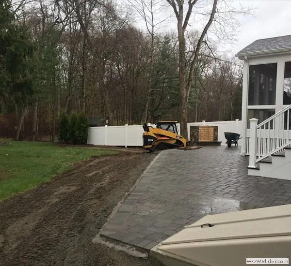Affordable yard cleanup service for homes in Framingham, MA by Direct Landscaping Design