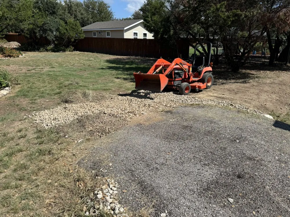 Professional landscape installation for beautiful yards across Lago Vista, TX - Dirt and Loader Services