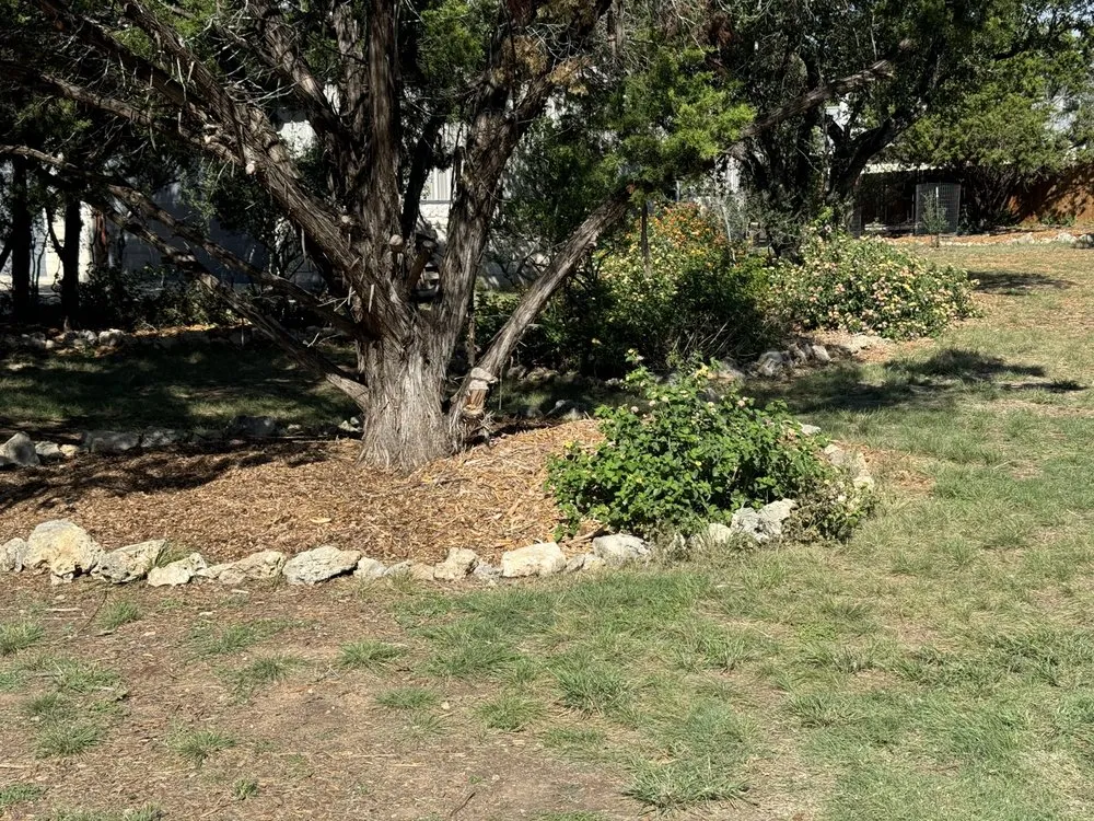 Custom residential landscaping in Lago Vista, TX by Dirt and Loader Services