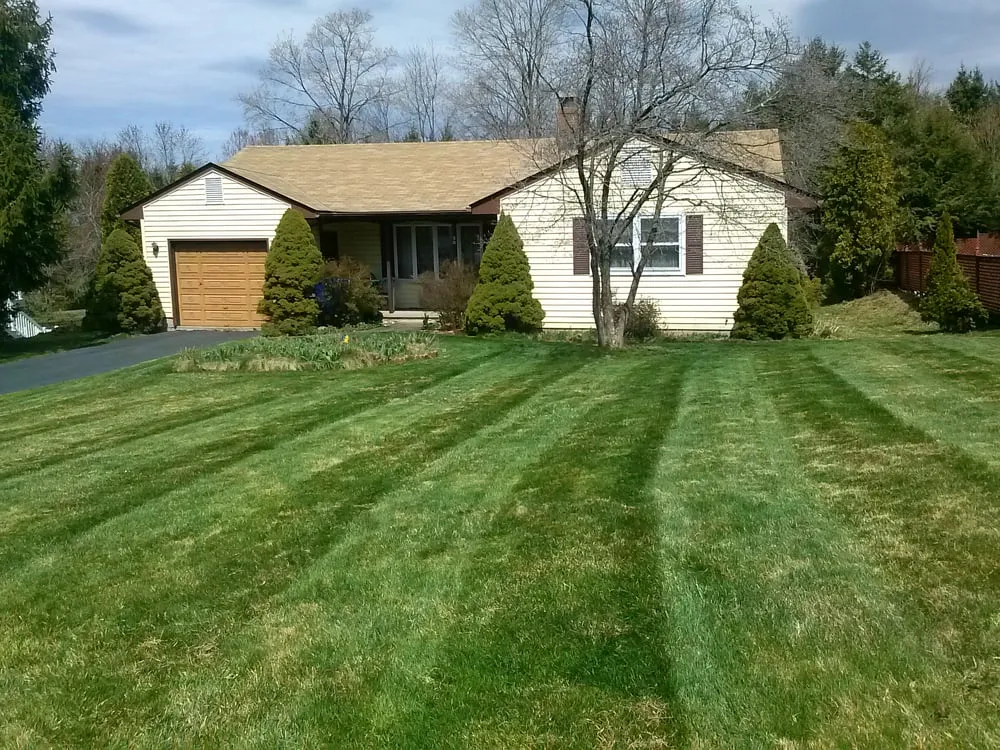 Expert lawn care service for year-round maintenance in Newington, CT by Dirt and Stone Landscaping