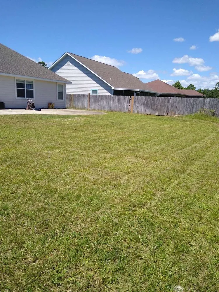 Professional landscape installation in Navarre, FL by Dirt BoyZ Landscaping