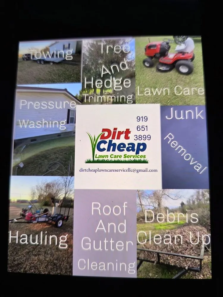 Custom outdoor landscaping experts serving Mt Olive, NC - Dirt Cheap Lawn Care Service