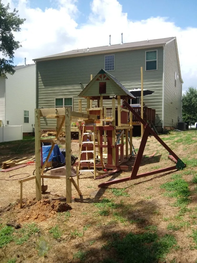 Custom garden landscaping in Knightdale, NC - Dirt Dog Landscape Designs