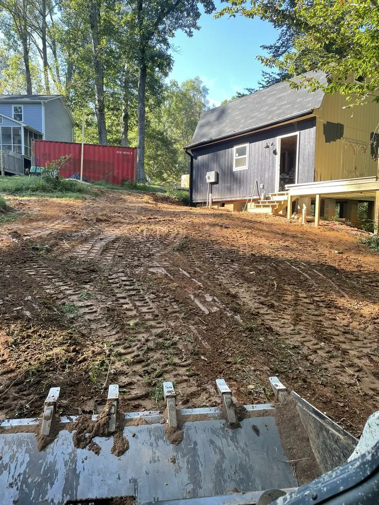 Expert residential landscaping in Stanley, NC by Dirt Done Right Excavating
