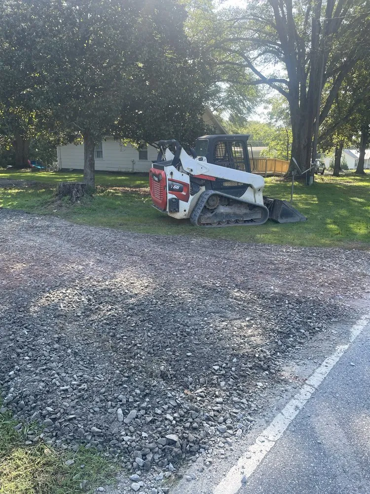 Expert yard cleanup service for residential properties in Stanley, NC by Dirt Done Right Excavating