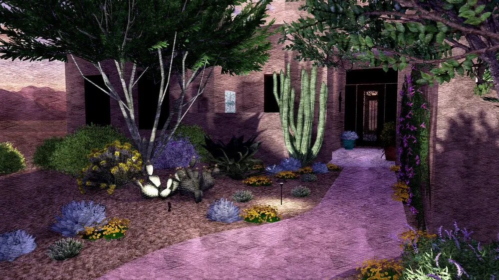 Custom outdoor landscaping in Phoenix, AZ - Dirt Jockeys