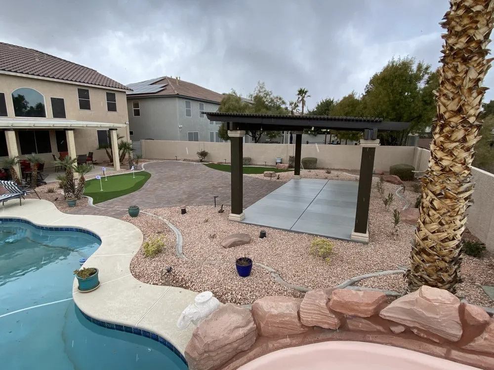 Professional landscape installation for outdoor upgrades across Las Vegas, NV - Dirtbag Landscape & Handyman