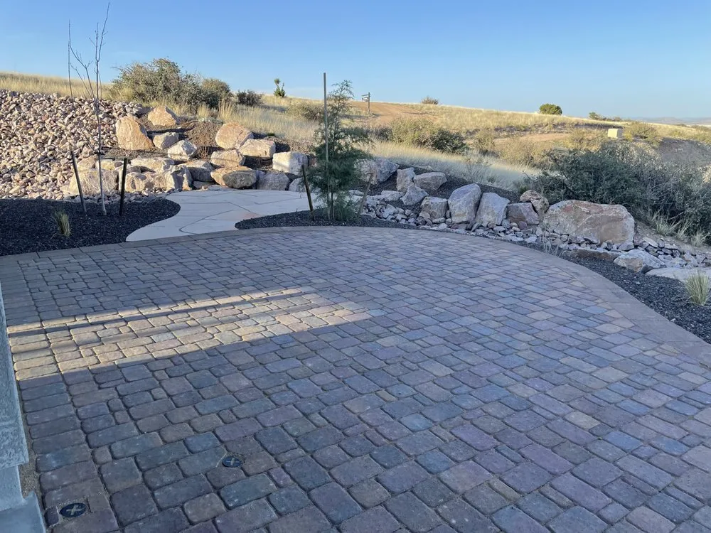 Local landscape installation in Chino Valley, AZ - DirtVisions Landscape and Excavation