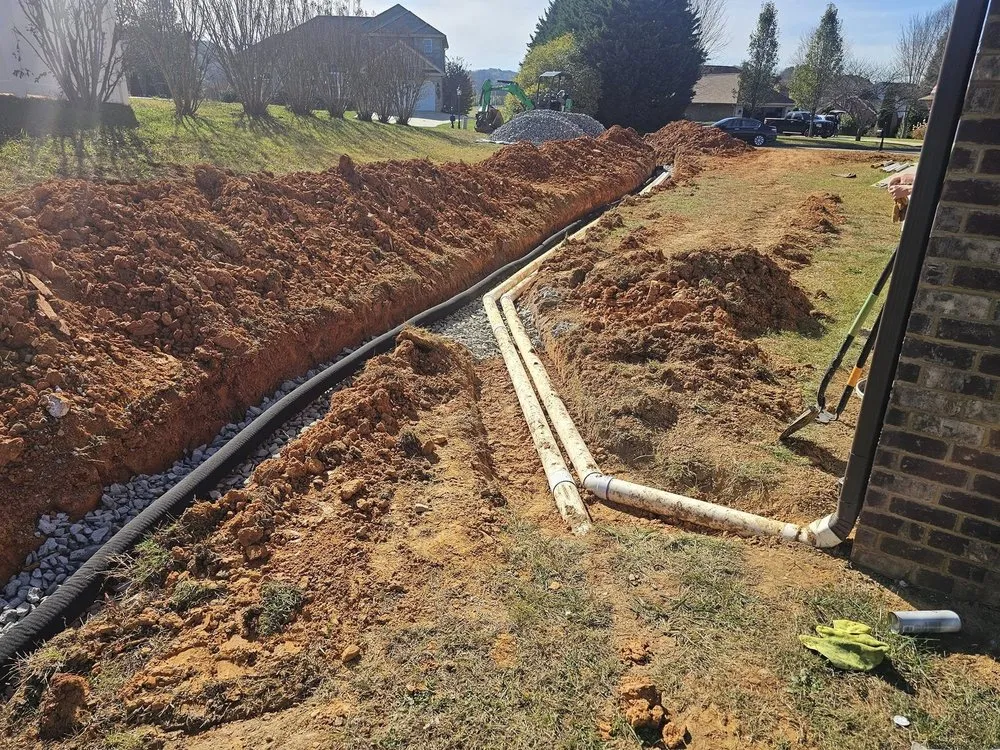 Custom residential landscaping for residential properties in Blountville, TN by Dirtwerx